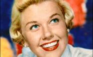 a blonde Doris Day smiling