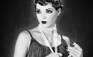 Roaring Twenties flapper girl