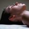 woman receiving facial acupuncture woman receiving facial acupuncture